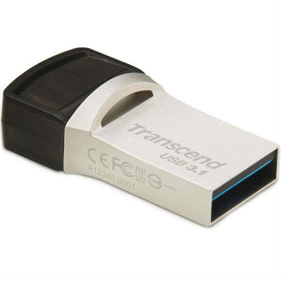 

Флеш-драйв TRANSCEND JetFlash 890 32 GB (TS32GJF890S), JetFlash 890 32GB, Type-C, USB 3.1/3.0