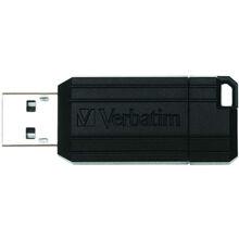 флеш-драйв VERBATIM USB Drive 128Gb STORE'N'GO PIN STRIPE BLACK 49071