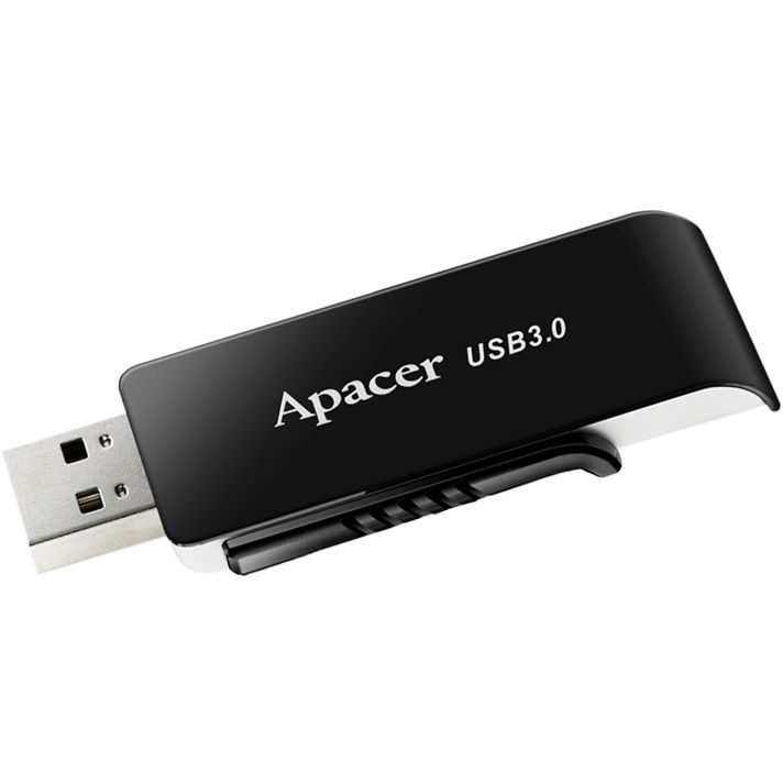 

Флеш-драйв APACER AH350 32GB Black (AP32GAH350B-1), AH350 32GB USB3.0 Black