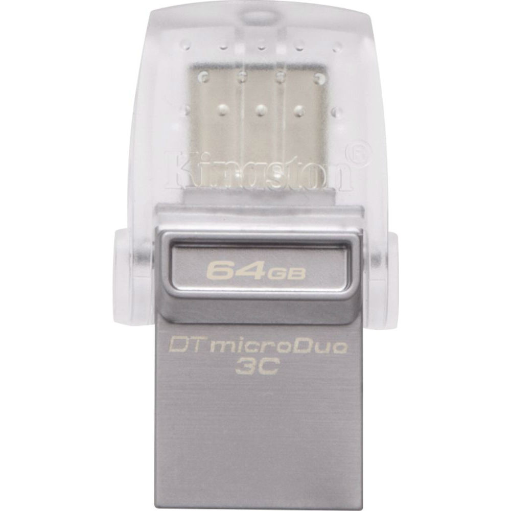 

Флеш-драйв KINGSTON DT MicroDuo 3С 64GB (DTDUO3C/64GB), DT MicroDuo 3С 64GB, Type-C,