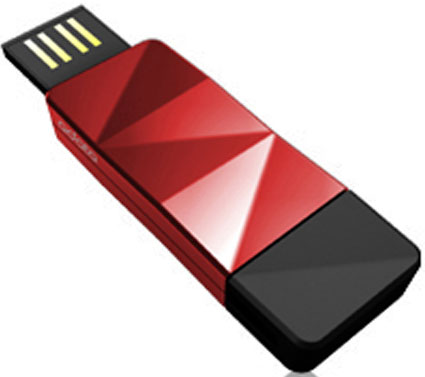 Флеш-драйв A-DATA Nobility Series N702 4GB Red