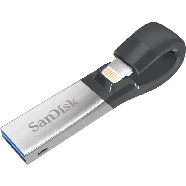 

Флеш-драйв SANDISK USB iXpand 32 Gb, USB 3.0/Lightning for Apple (SDIX30C-032G-GN6NN), iXpand 32 Gb, USB 3.0/Lightning for Apple