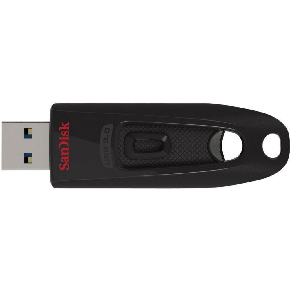 Флеш-драйв SANDISK USB Ultra 128 Gb Black (SDCZ48-128G-U46) Конструкція висувна