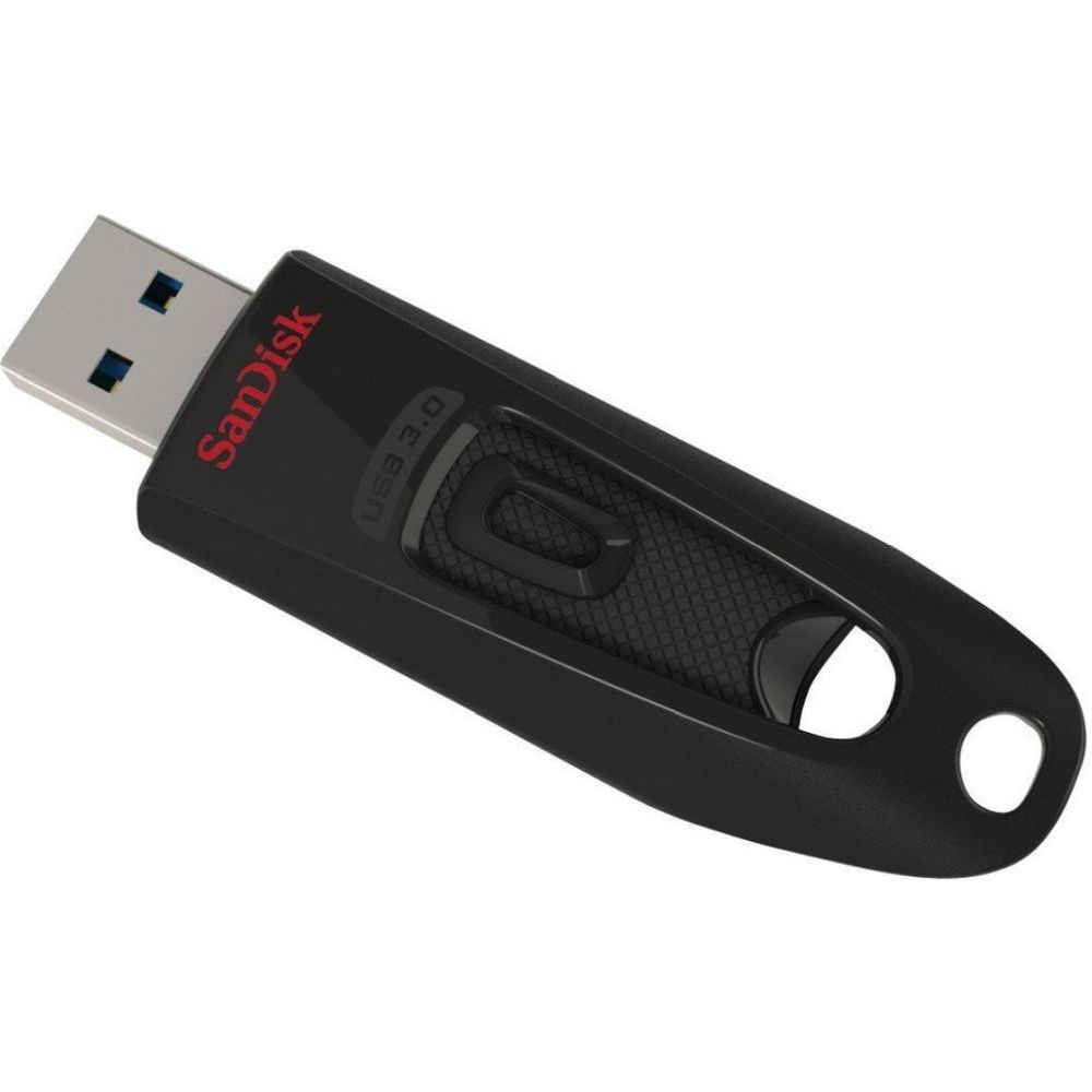 Зовнішній вигляд Флеш-драйв SANDISK USB Ultra 128 Gb Black (SDCZ48-128G-U46)