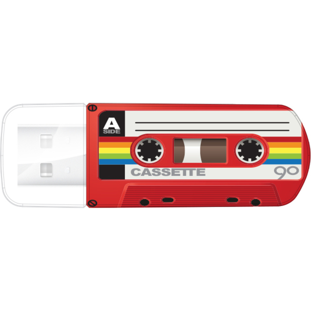 Флеш-драйв VERBATIM Mini Cassette Edition 16 Gb Red (49398)