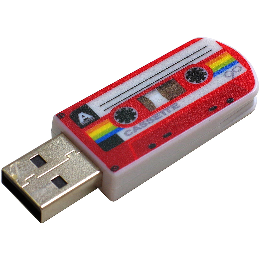 Флеш-драйв VERBATIM Mini Cassette Edition 16 Gb Red (49398) Дизайн оригинальное исполнение