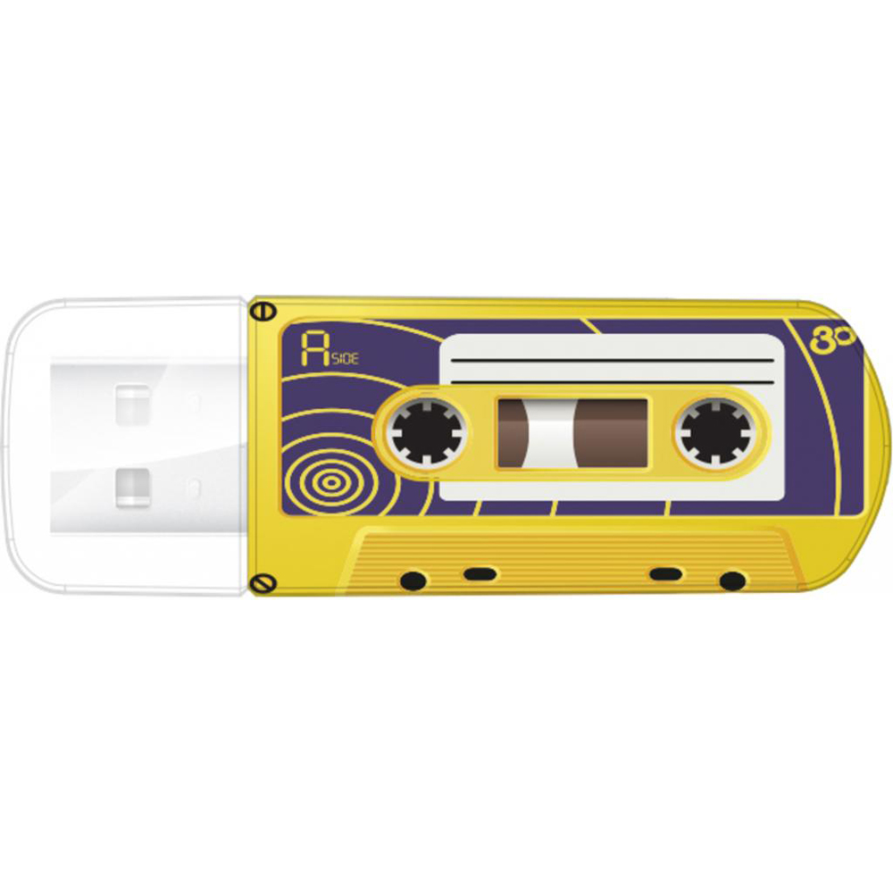 Флеш-драйв VERBATIM Mini Cassette Edition 16 Gb Yellow (49399)