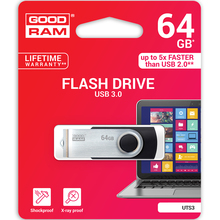 Флеш-драйв GOODRAM TWISTER 64 GB, USB 3.0 (UTS3-0640K0R11)