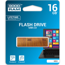 Флеш-драйв GOODRAM UEC2 16 GB BROWN (UEC2-0160N0R11)