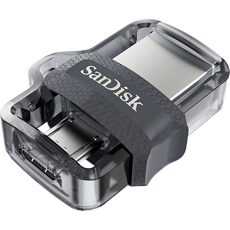 Флеш-драйв SANDISK USB Ultra Dual 64 Gb (SDDD3-064G-G46) Конструкция выдвижная