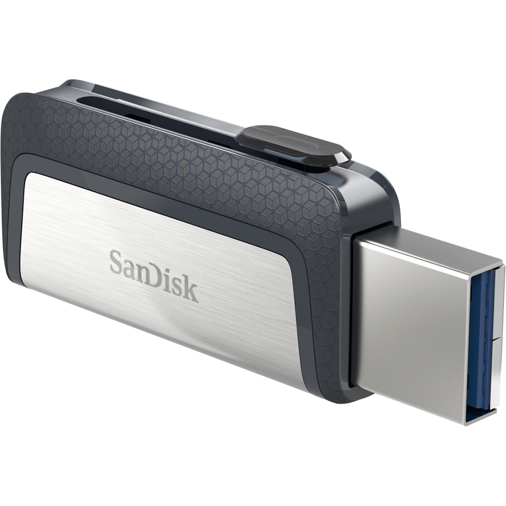 Флеш-драйв SANDISK Ultra Dual 128GB (SDDDC2-128G-G46) Конструкція висувна