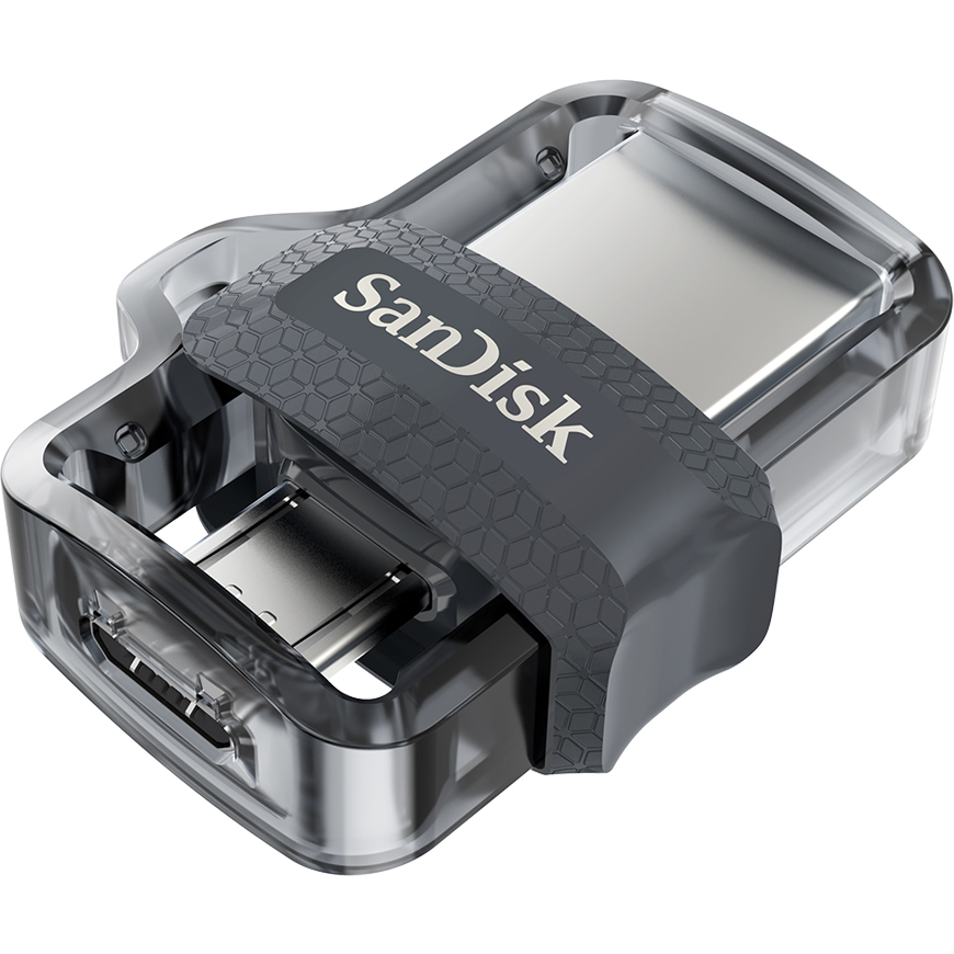 Флеш-драйв SANDISK Ultra Dual M3.0 128GB OTG (SDDD3-128G-G46) Конструкція висувна