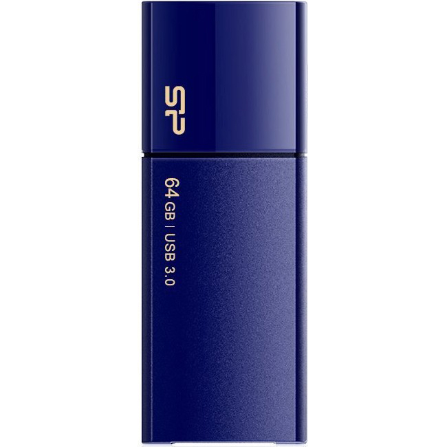 

Флеш-драйв SILICON POWER Blaze B05 64GB Blue (SP064GBUF3B05V1D), 64GB USB 3.0 Blaze B05 Blue
