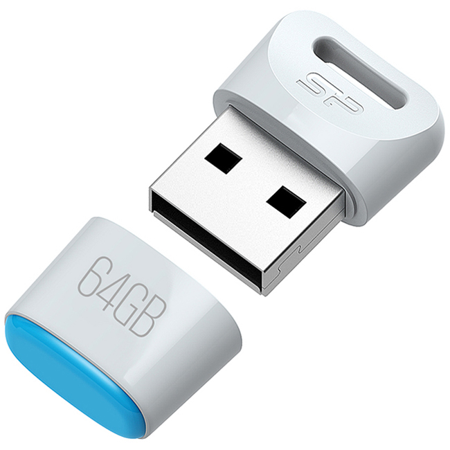 Флеш-драйв SILICON POWER 64GB USB Touch T06 White (SP064GBUF2T06V1W) Материал корпуса пластик