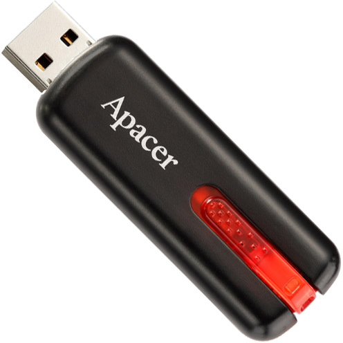 Флеш-драйв APACER AH326 32 GB Black (AP32GAH326B-1) - в интернет ...