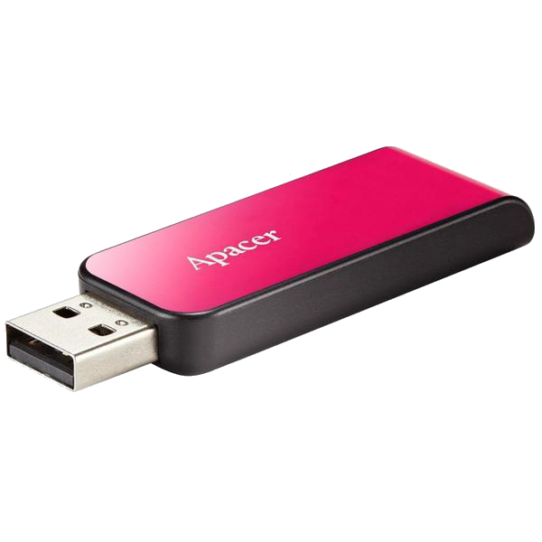 

Флеш-драйв APACER AH334 16GB Pink (AP16GAH334P-1), AH334 16GB