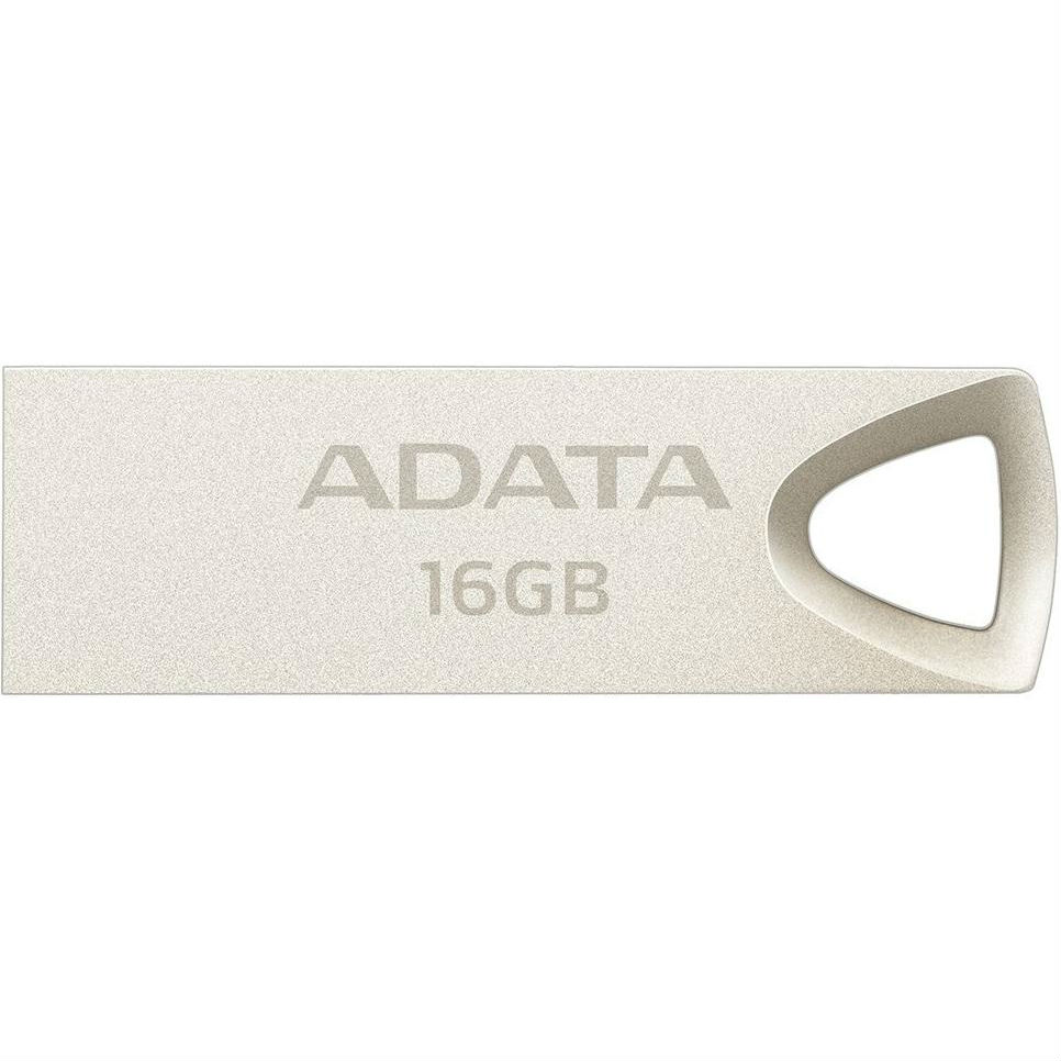 Флеш-драйв ADATA 16GB USB 2.0 UV210 Metal Silver (AUV210-16G-RGD) Конструкция монолит