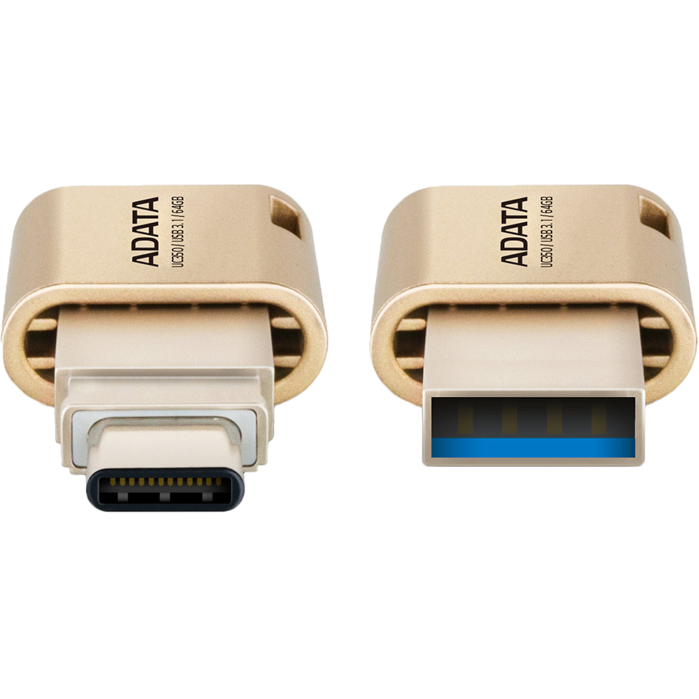 Флеш-драйв ADATA 32GB USB 3.1 Gen1 UC350 Gold (AUC350-32G-CGD) Интерфейс USB 3.1/3.2 Gen 1 Type-A