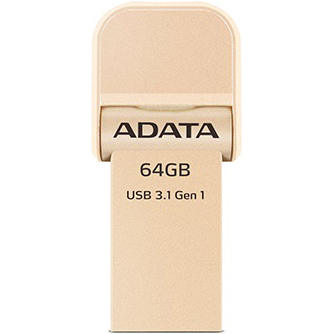 Флеш-драйв ADATA 64GB USB 3.1 I920 Gold (AAI920-64G-CGD)