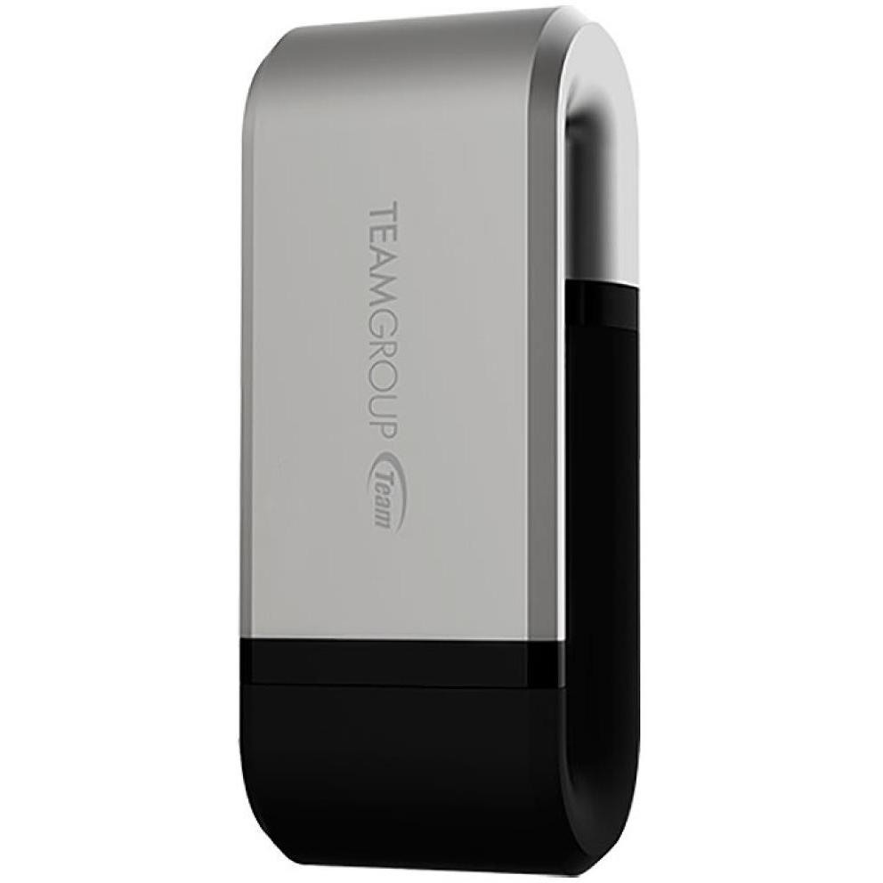 Флеш-драйв TEAM GROUP USB 3.0/Lightning 128GB WG02 Gray (TWG02DGC01) Конструкция съемный колпачок