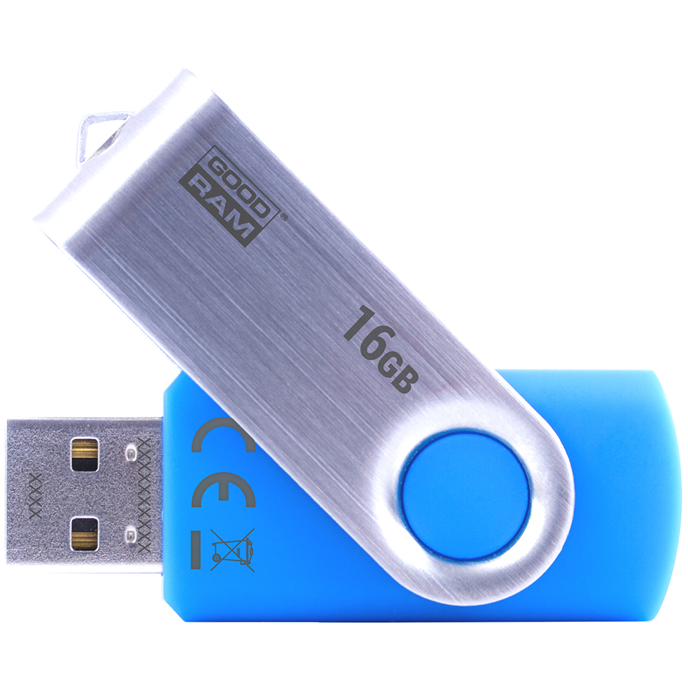 

Флеш-драйв GOODRAM USB 2.0 16GB UTS2 Twister Blue (UTS2-0160B0R11), USB 2.0 16GB UTS2 Twister Blue