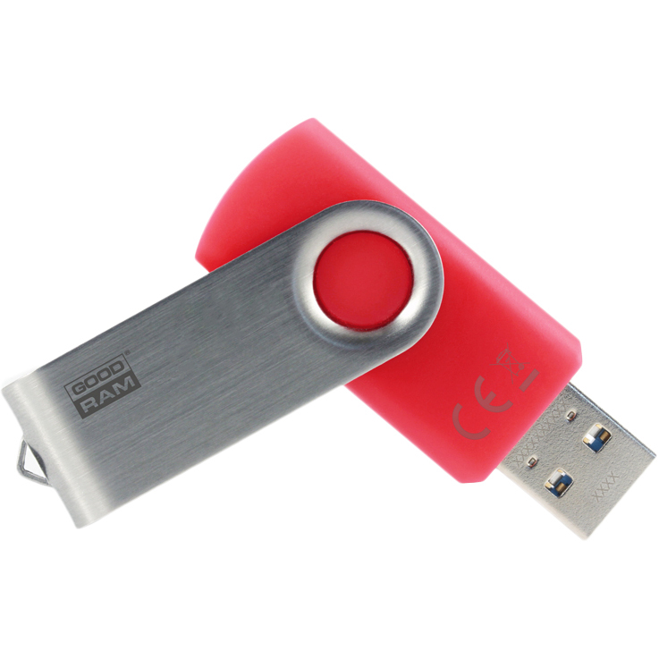 

Флеш-драйв GOODRAM USB 3.0 32GB UTS3 Twister Red (UTS3-0320R0R11), USB 3.0 32GB UTS3 Twister Red