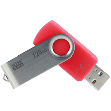 Флеш-драйв GOODRAM USB 3.0 128GB UTS3 Twister Red (UTS3-1280R0R11)