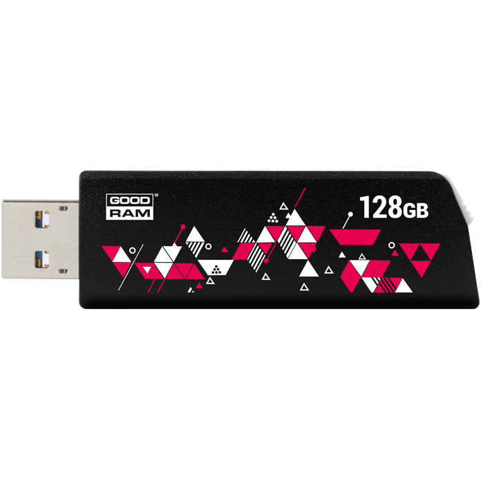 

Флеш-драйв GOODRAM USB 3.0 128GB UCL3 Cl!ck Black (UCL3-1280K0R11), USB 3.0 128GB UCL3 Cl!ck Black