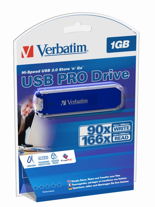 флеш-драйв VERBATIM USB Drive Professional 1Gb 47157