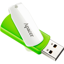 Флеш-драйв APACER AH335 64GB Green-White (AP64GAH335G-1)