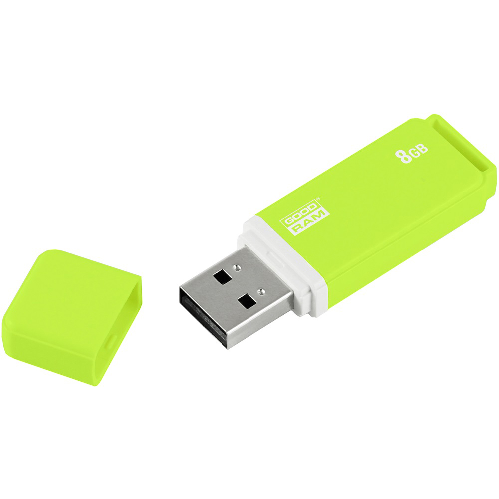 Флеш-драйв GOODRAM UMO2 8 GB GREEN (UMO2-0080G0R11) Інтерфейс USB 2.0