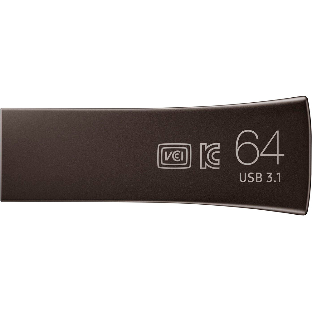 Флеш-драйв SAMSUNG Bar Plus 64 Gb Black (MUF-64BE4/APC) Конструкция монолит