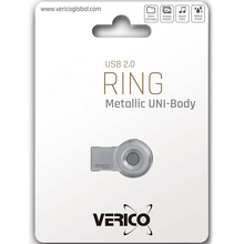 Флеш-драйв VERICO Ring 8Gb Silver (1UDOV-RHSR83-NN)