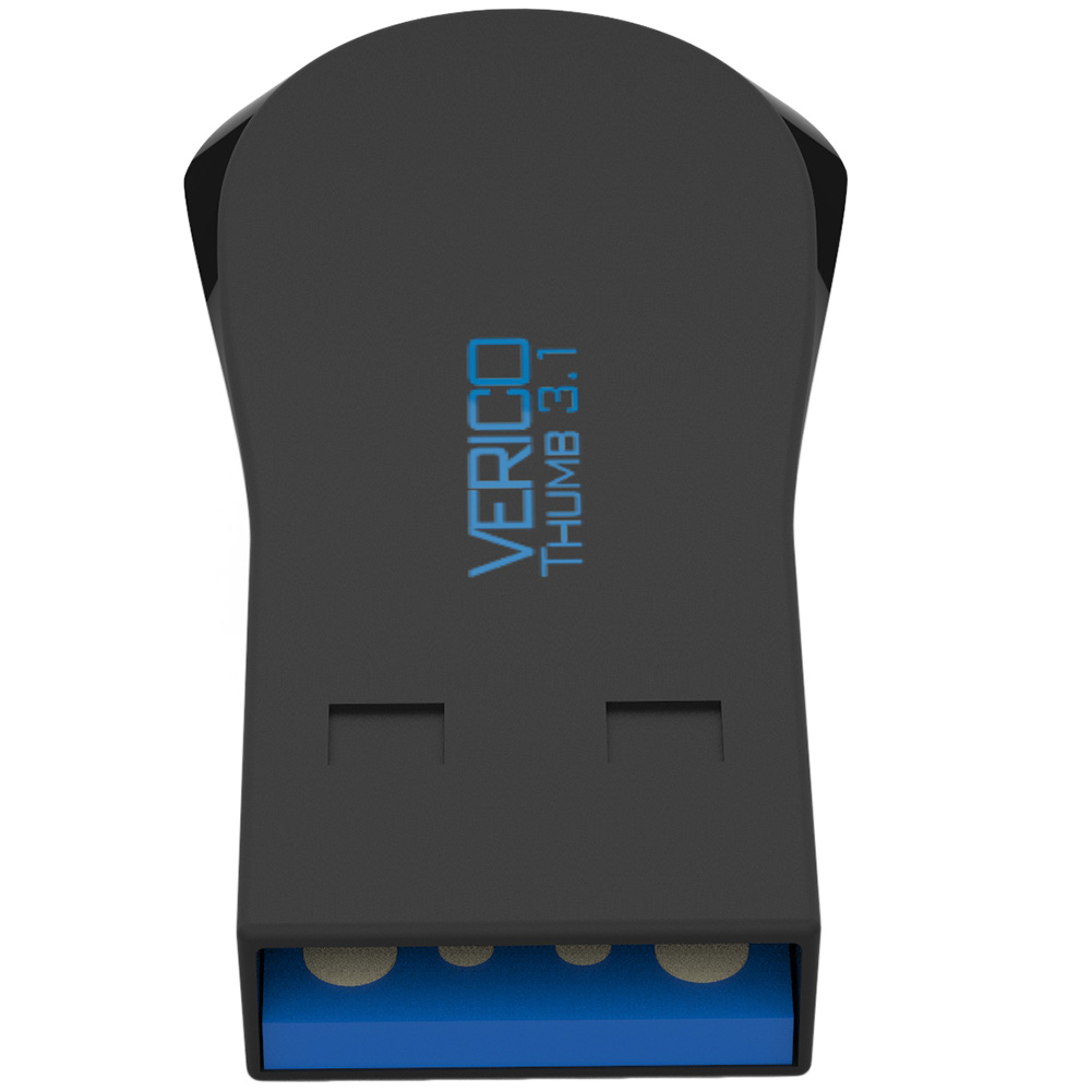 Флеш-драйв VERICO Thumb USB3.1 8Gb Black+Blue (1UDOV-T9BE83-NN) Материал корпуса пластик