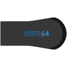 Флеш-драйв VERICO Thumb USB3.1 64Gb Black+Blue (1UDOV-T9BE63-NN)