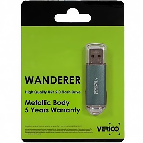 Флеш-драйв VERICO Wanderer 4Gb SkyBlue (1UDOV-M4SE43-NN) Конструкция съемный колпачок