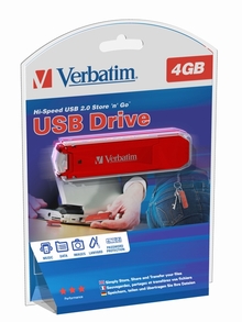 флеш-драйв VERBATIM USB Drive Hispeed 4Gb 47188