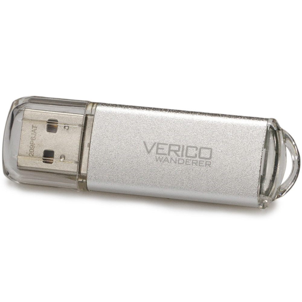 

Флеш-драйв VERICO Wanderer 32Gb Silver (1UDOV-M4SR33-NN), USB 32Gb Wanderer Silver