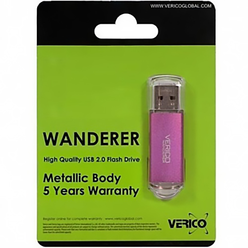 Флеш-драйв VERICO Wanderer 32Gb Purple (1UDOV-M4PE33-NN) Конструкція знімний ковпачок