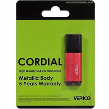 Флеш-драйв VERICO Cordial 4Gb Red (1UDOV-MFRD43-NN)