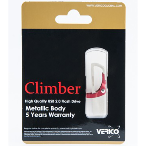 Флеш-драйв VERICO Climber 32Gb Gray (1UDOV-RFGY33-NN) Матеріал корпуса метал