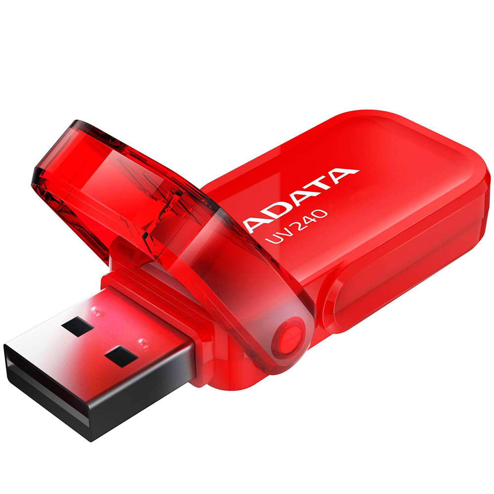 Флеш-драйв ADATA UV240 16GB Red (AUV240-16G-RRD) Конструкция съемный колпачок