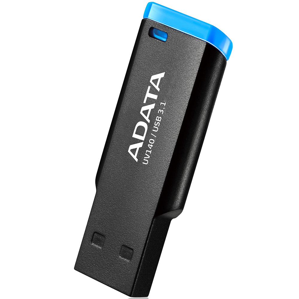 Флеш-драйв ADATA UV140 16GB Black/Blue (AUV140-16G-RBE) Конструкция монолит