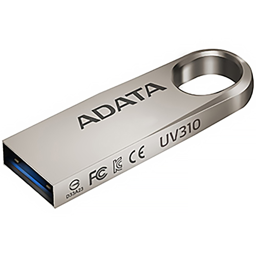 Флеш-драйв ADATA UV310 16GB Metal (AUV310-16G-RGD) Конструкция монолит