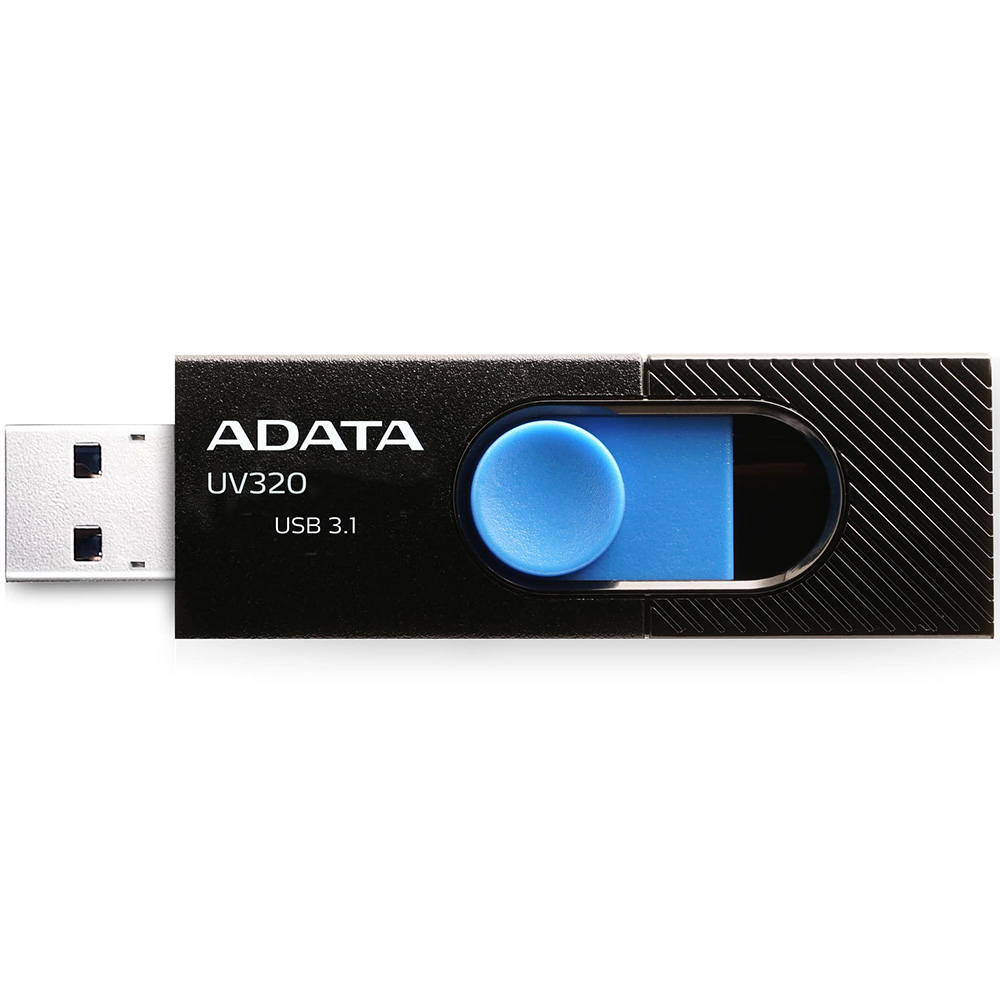 Флеш-драйв ADATA UV320 16GB Black/Blue (AUV320-16G-RBKBL)