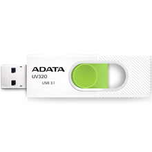 Флеш-драйв ADATA UV320 16GB White/Green (AUV320-16G-RWHGN)