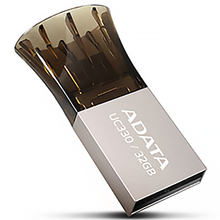 Флеш-драйв ADATA UC330 OTG 32GB Metal (AUC330-32G-RBK)