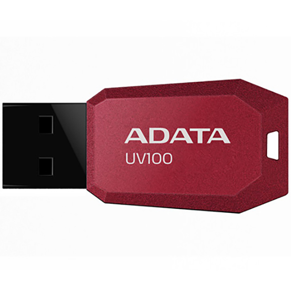 

Флеш-драйв ADATA UV100 32GB Red (AUV100-32G-RRD), 32GB USB 2.0 UV100 Red