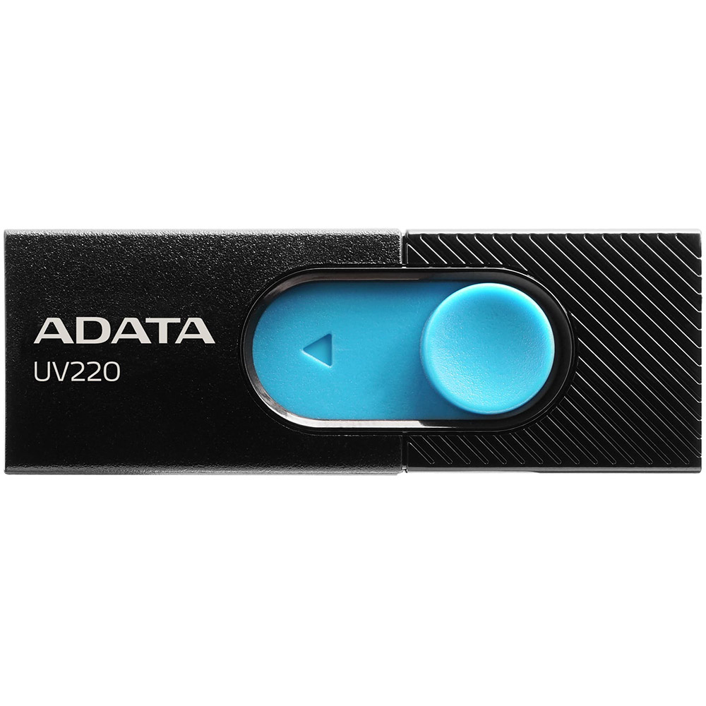 Флеш-драйв ADATA UV220 8GB Black/Blue (AUV220-8G-RBKBL)