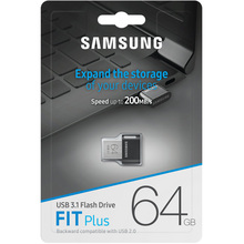 Флеш-драйв SAMSUNG Fit Plus 64Gb (MUF-64AB/APC)